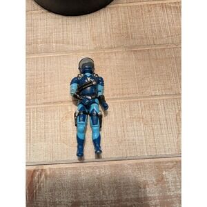 Vintage Hasbro GI Joe Cobra HISS Driver 1983 Action Figure Blue Silver Visor